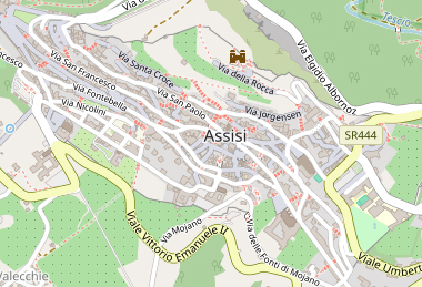 Mappa Assisi Piazza Porziuncola, 1, 06081 Assisi PG, Italia